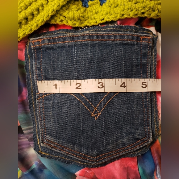 NWT💜LINED crossbody granny square💜MarpleMade Designs 💜 acrylic LINED/pocket - Picture 7 of 9